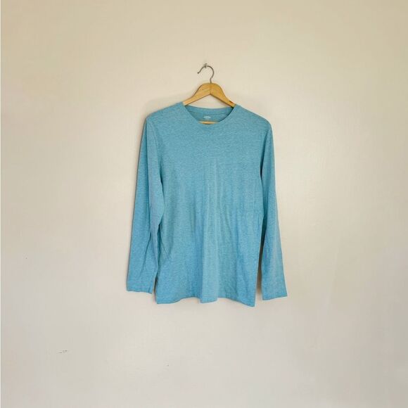 SALE! Men’s Light Blue Old Navy L/S Tee Size L VGUC - Picture 1 of 6